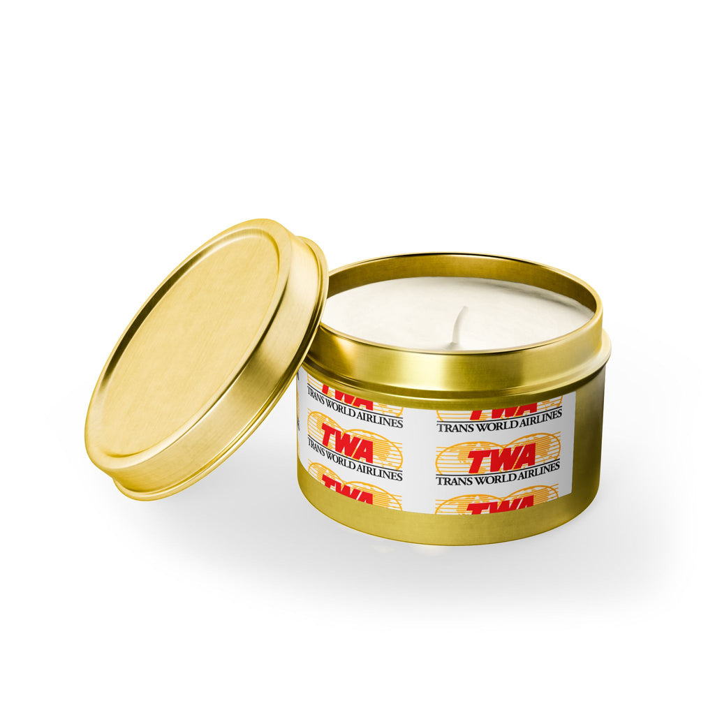 Trans World Airlines (TWA) Tin Candle