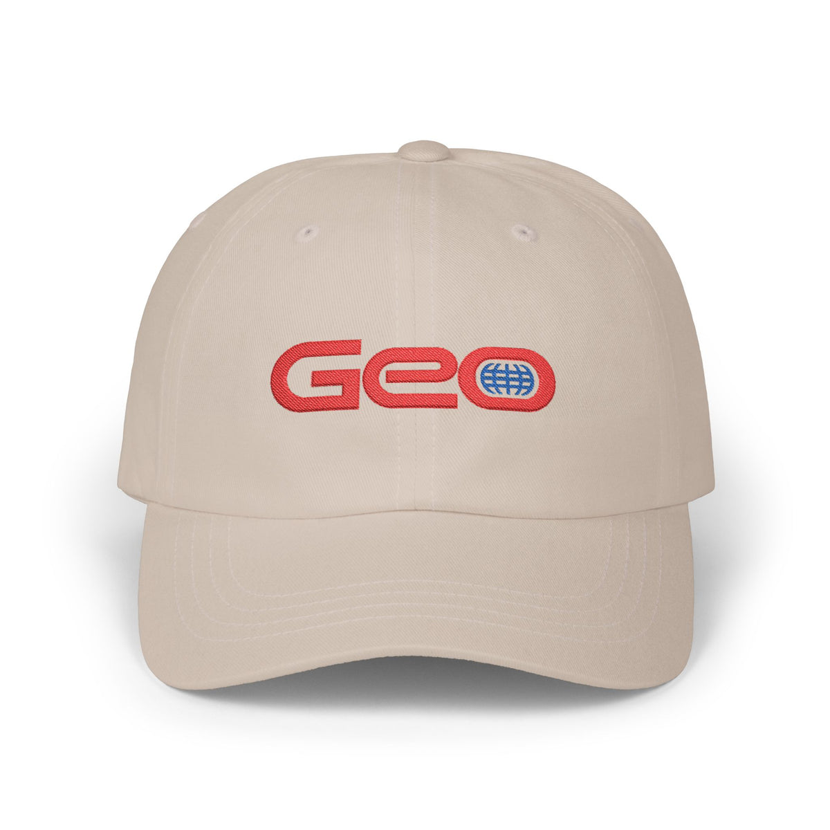 Geo Embroidered Dad Cap Hat