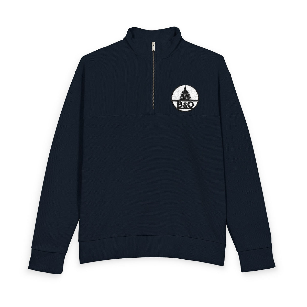 Baltimore and Ohio Railroad Heavy Knit Quarter-Zip Sweatshirt