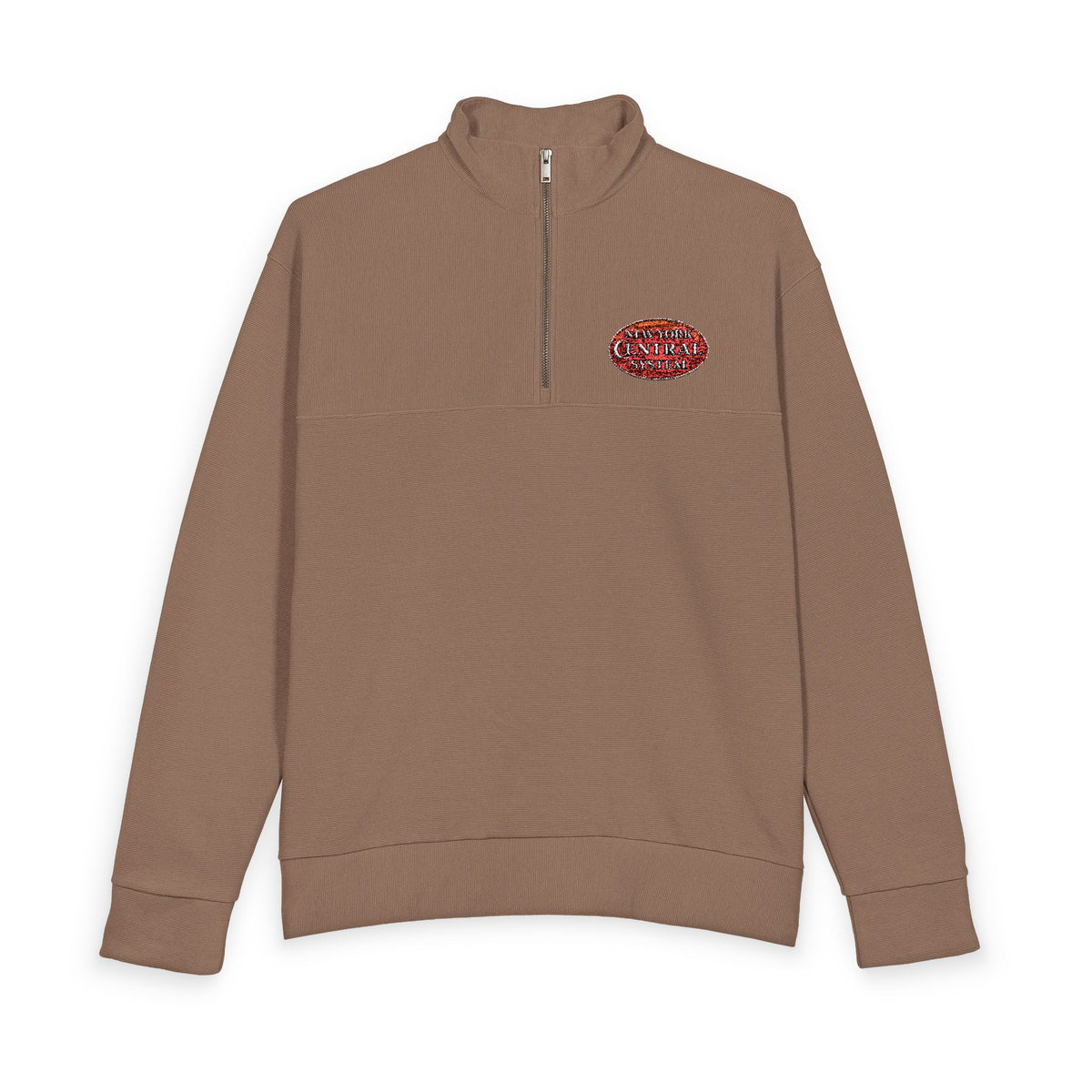 New York Central Railroad Heavy Knit Quarter-Zip Sweatshirt