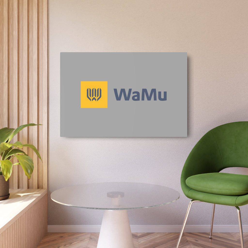 Washington Mutual (WaMu) Metal Sign