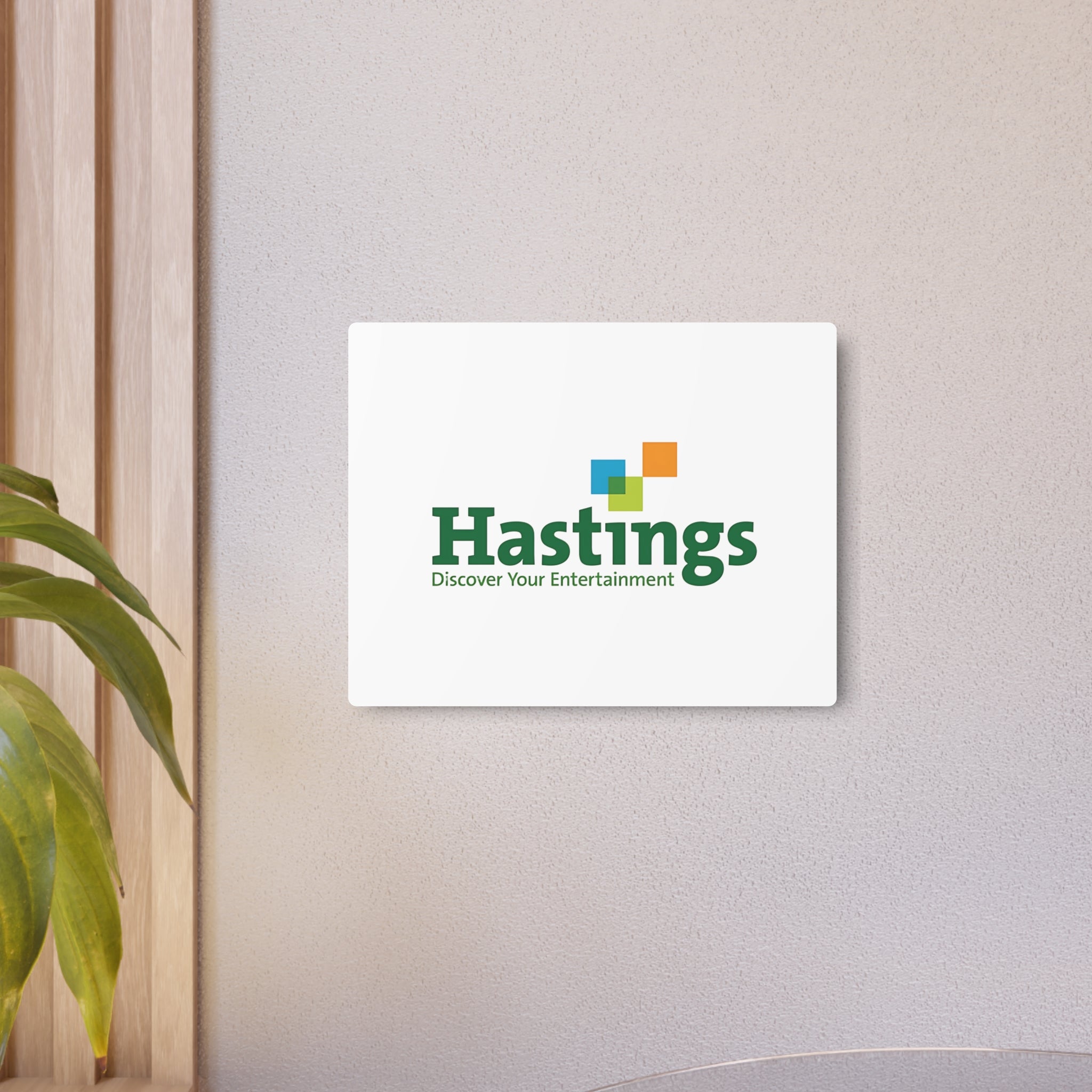 Hastings Entertainment Metal Sign