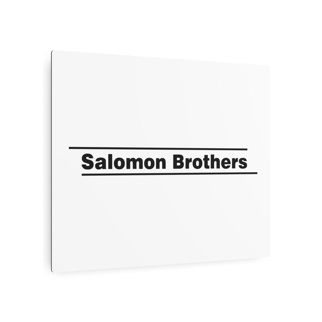 Salomon Brothers Metal Sign