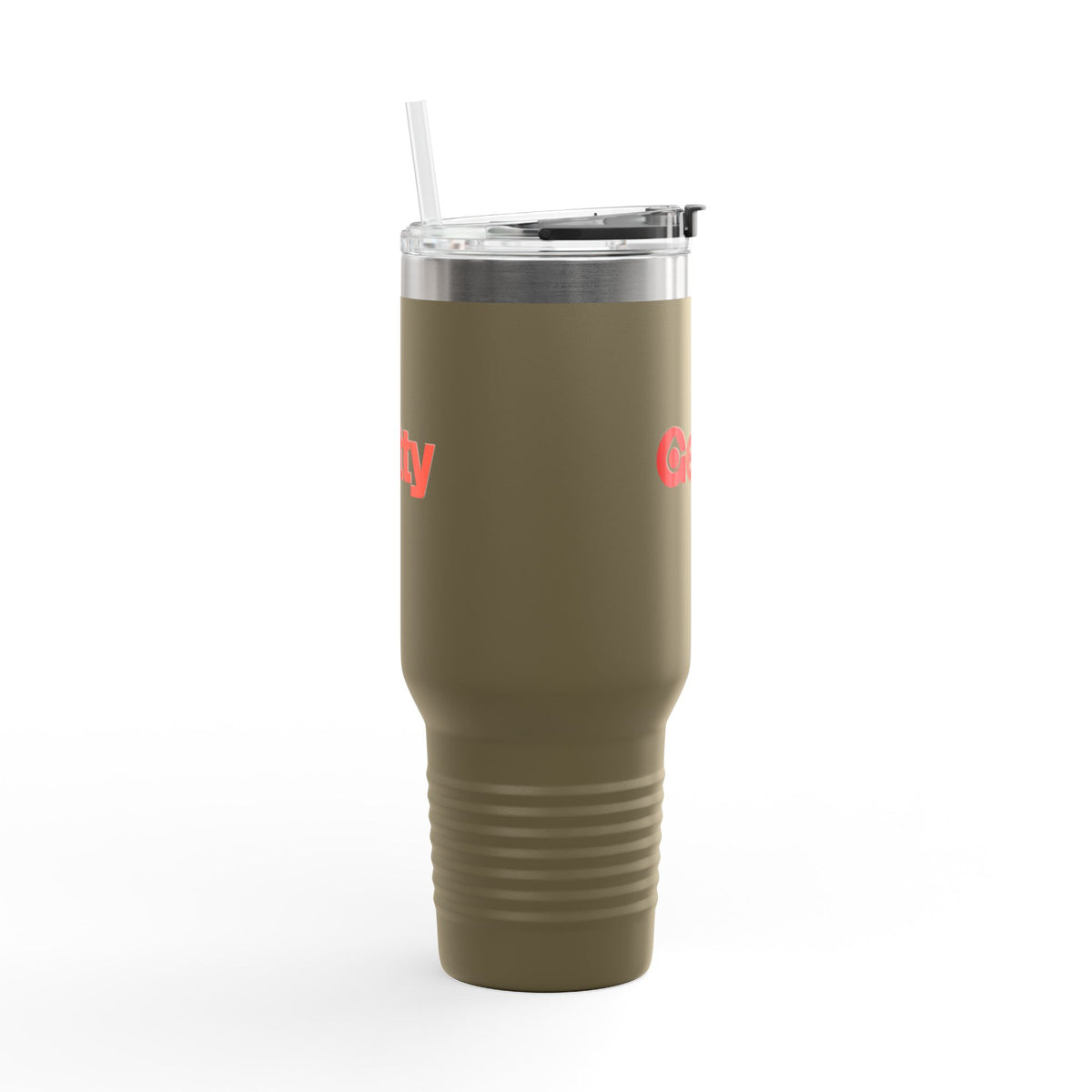 Getty Oil 40oz Insulated Travel Mug Stainless Tumbler