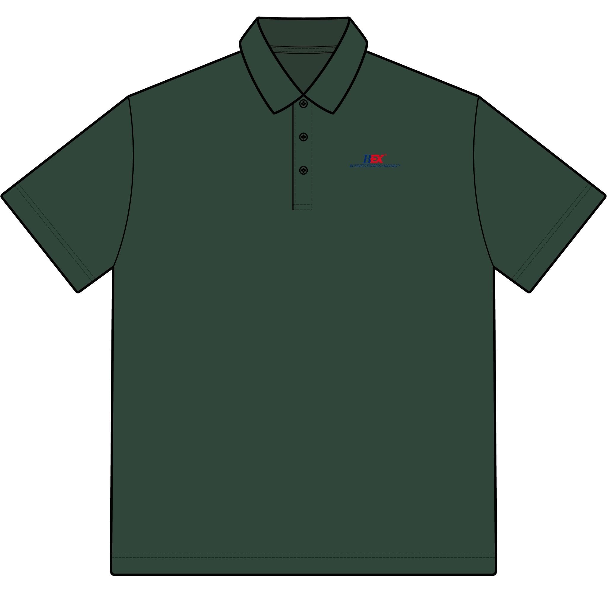 Business Express Airlines Cotton Polo Shirt