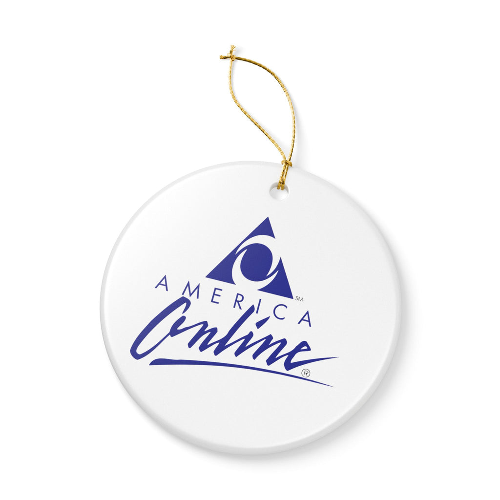 America Online (AOL) Ceramic Ornament
