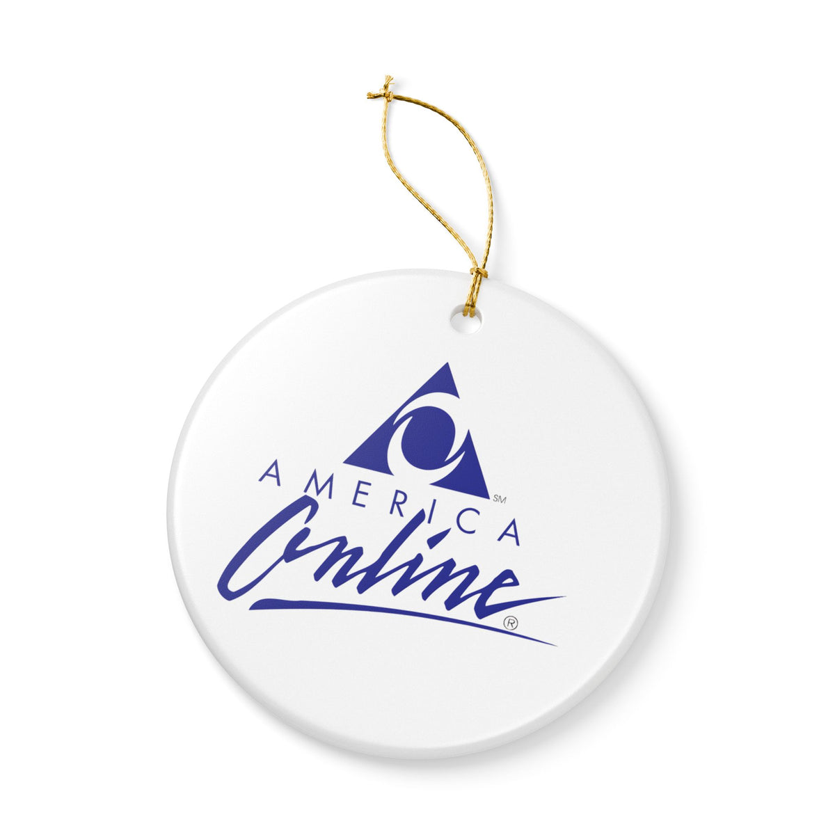 America Online (AOL) Ceramic Ornament
