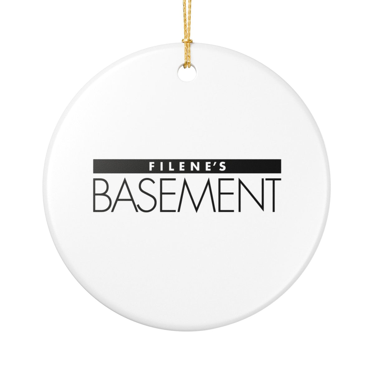 Filene's Basement Ceramic Ornament