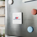 Business Express Airlines Square Porcelain Fridge Magnet