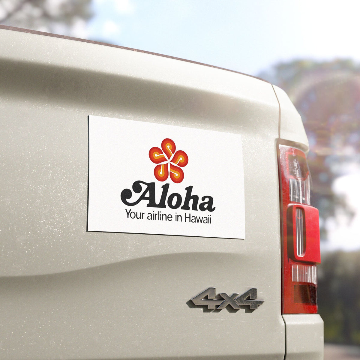 Aloha Airlines Car Magnet