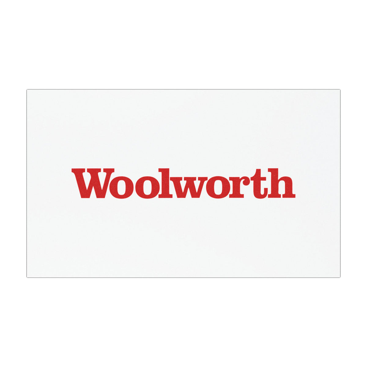 F. W. Woolworth Company Car Magnet