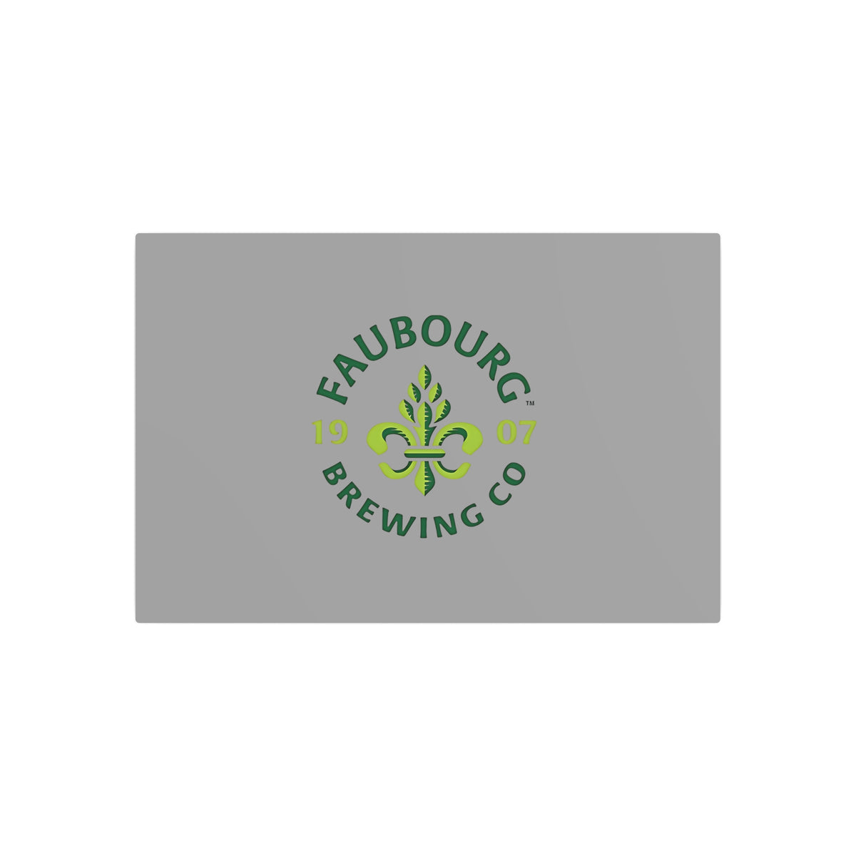 Faubourg Brewing Metal Sign