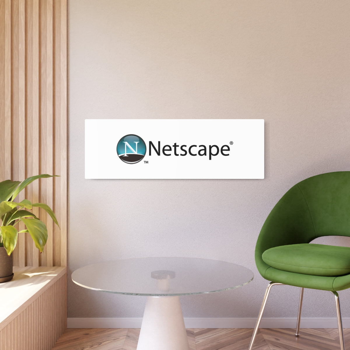Netscape Metal Sign