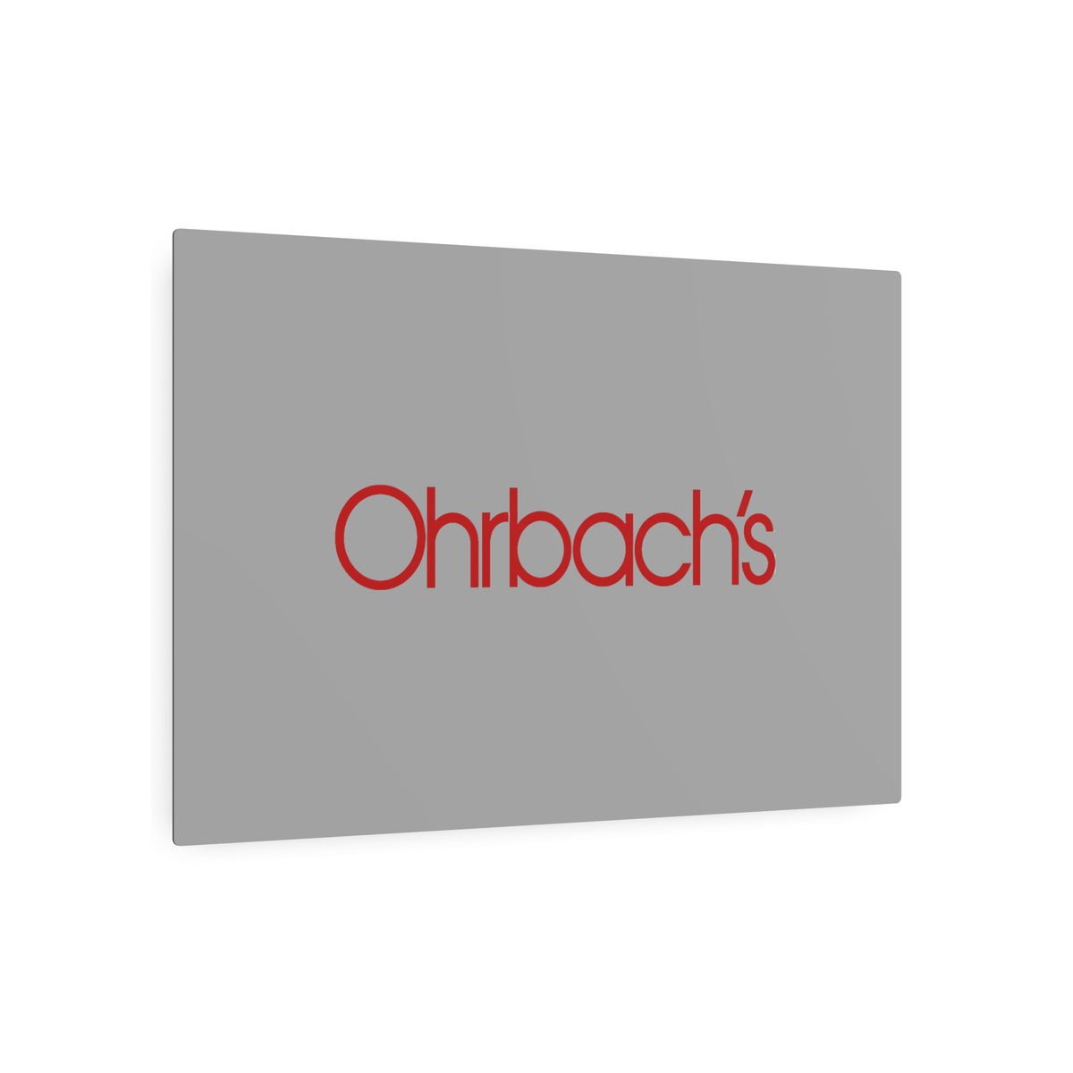 Ohrbach's Metal Sign