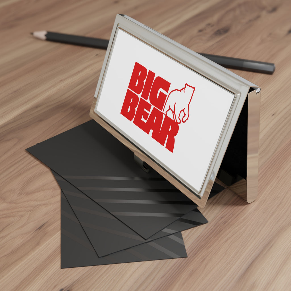 Big Bear Stores Metal Business Card Holder