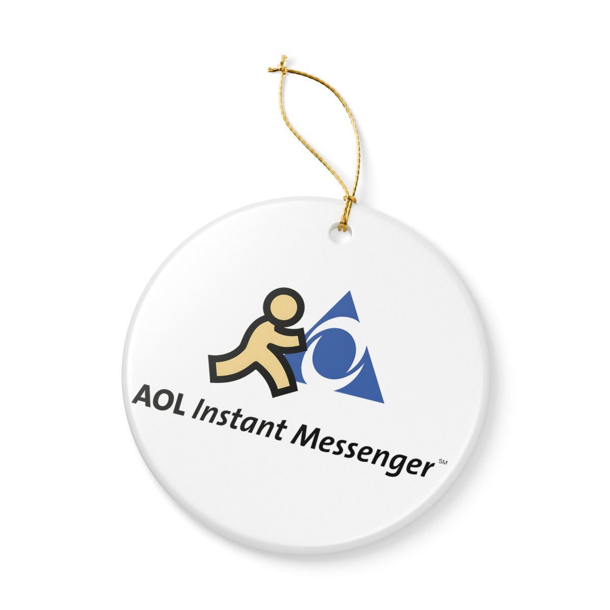 AOL Instant Messenger (AIM) Ceramic Ornament