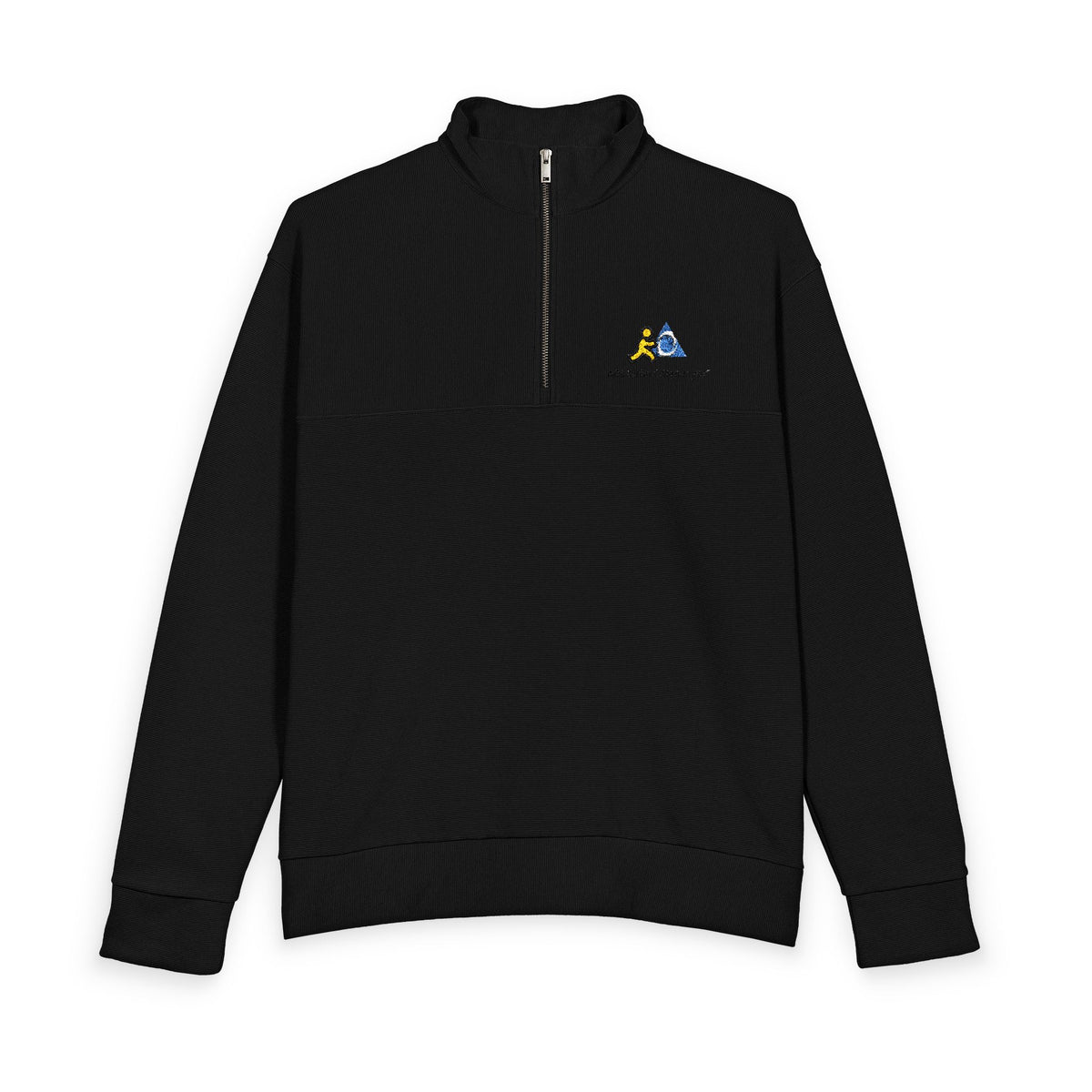 AOL Instant Messenger (AIM) Heavy Knit Quarter-Zip Sweatshirt