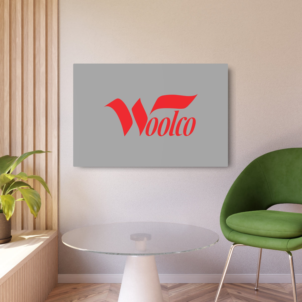 Woolco Metal Sign