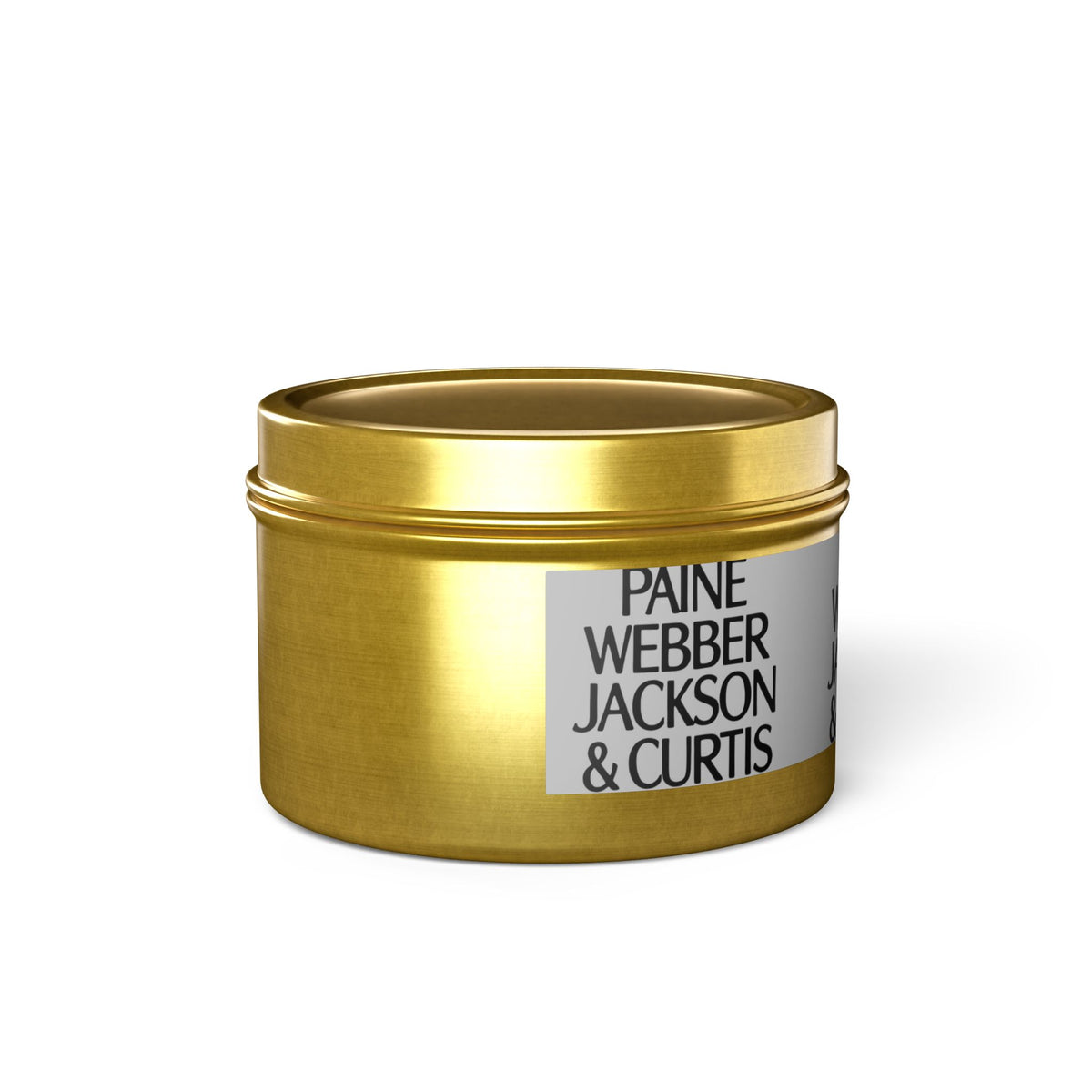 Paine Webber Jackson & Curtis Tin Candle