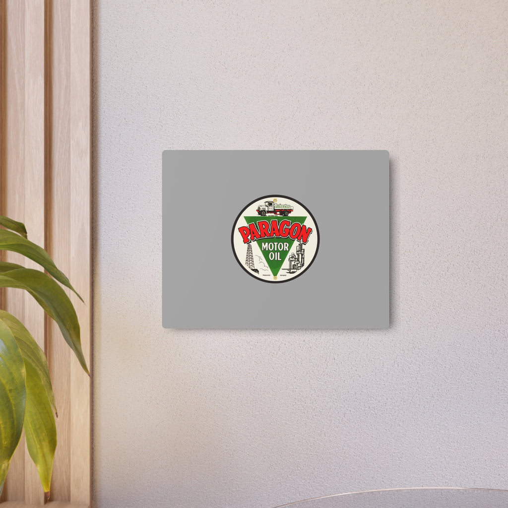 Paragon Oil Metal Sign