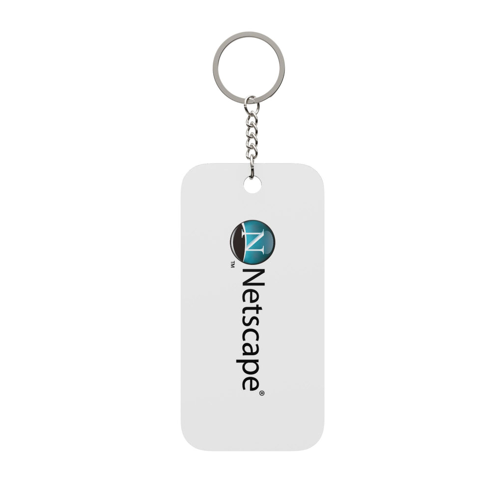 Netscape Double-Sided Keychain Charm