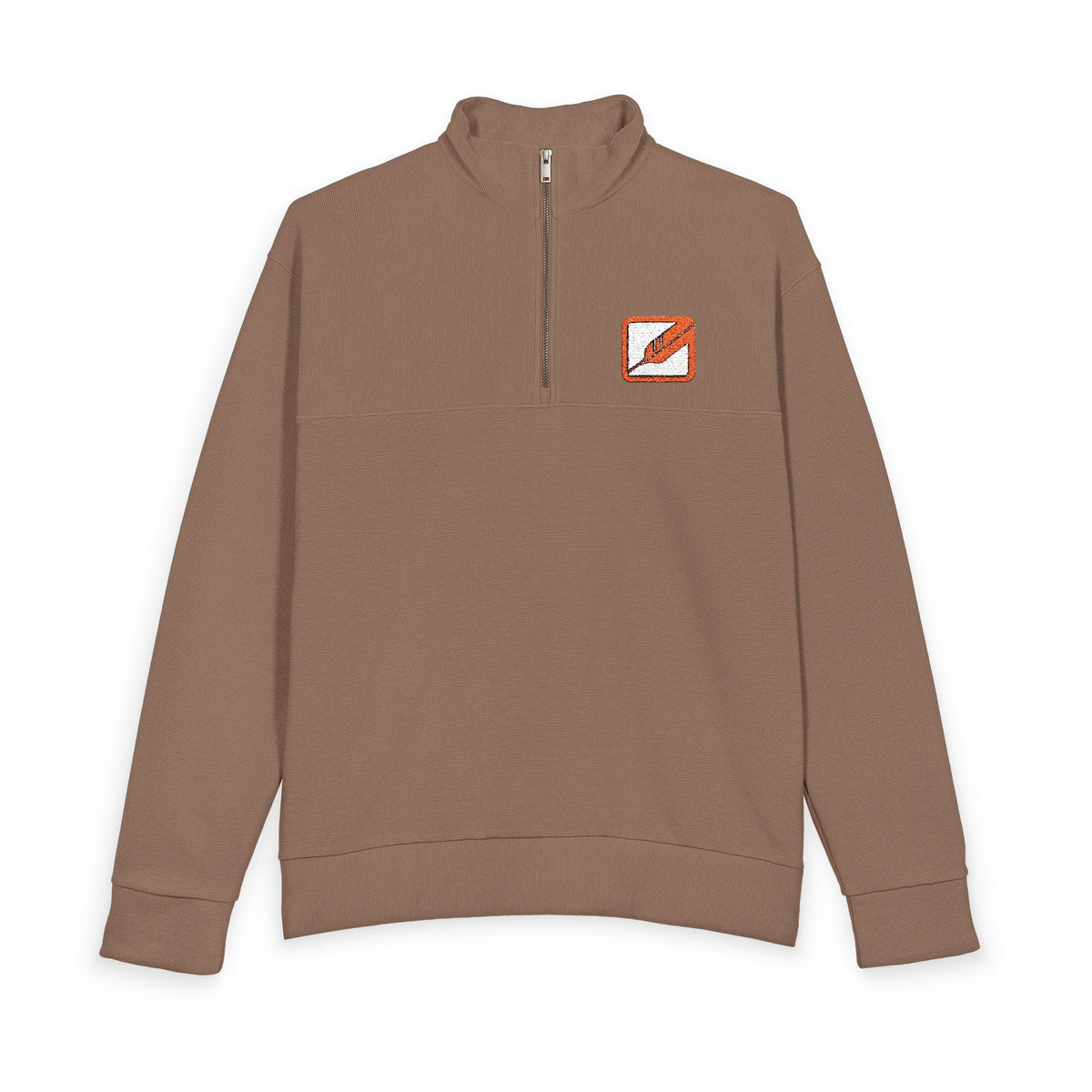 Western Pacific Railroad Heavy Knit Quarter-Zip Sweatshirt