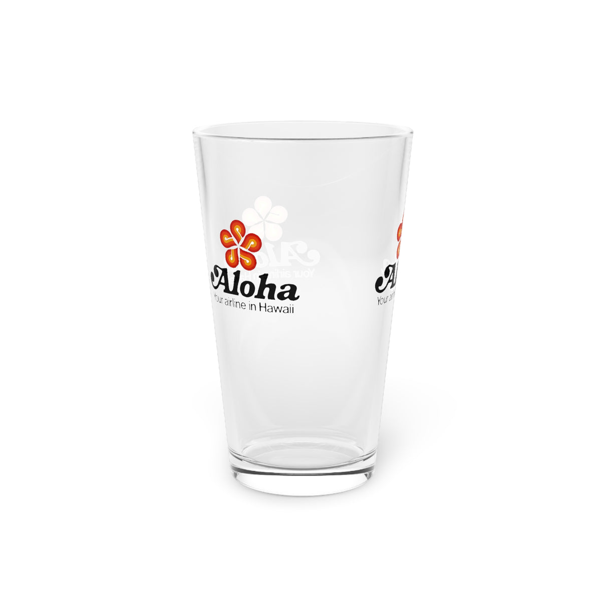 Aloha Airlines 16oz Pint Glass