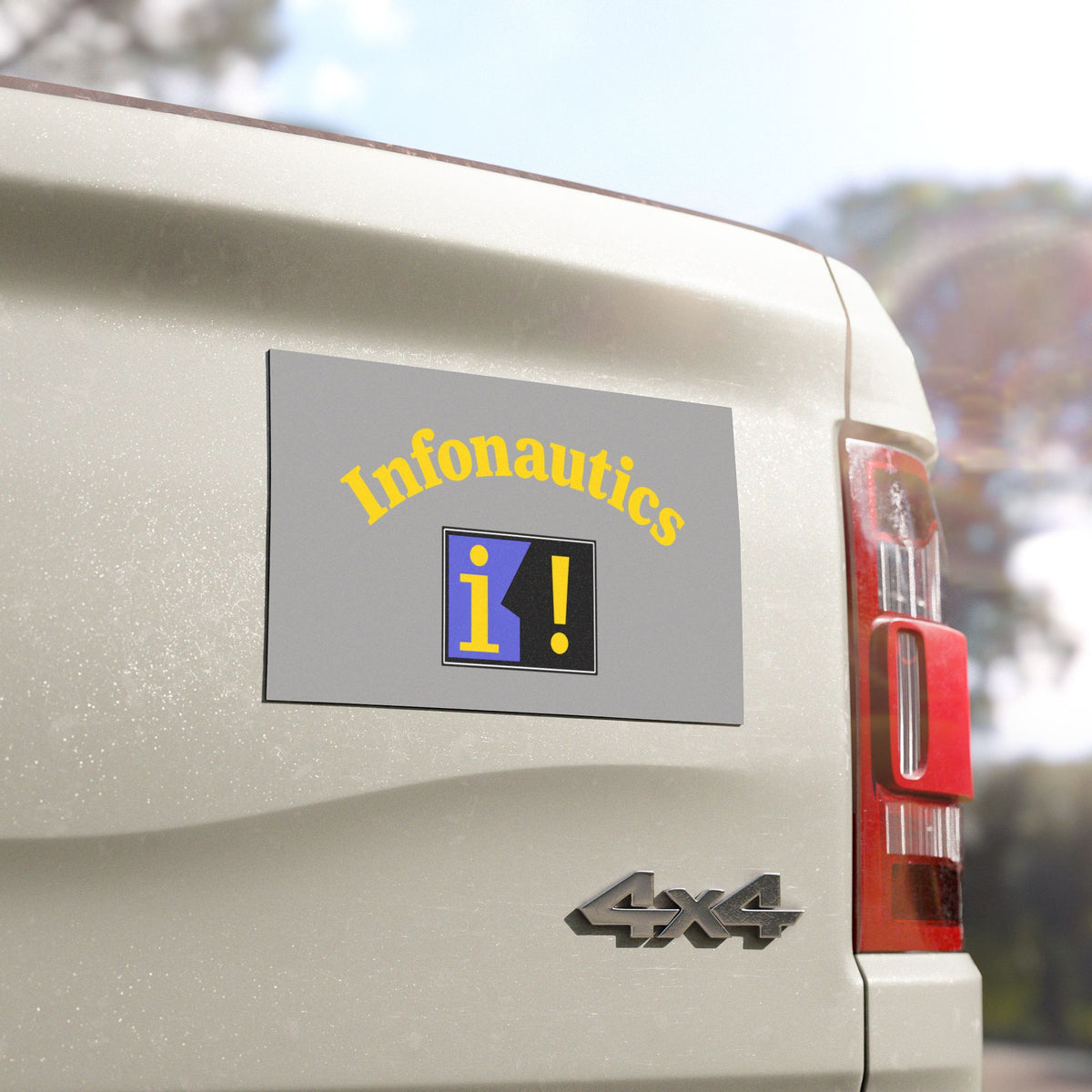Infonautics Car Magnet