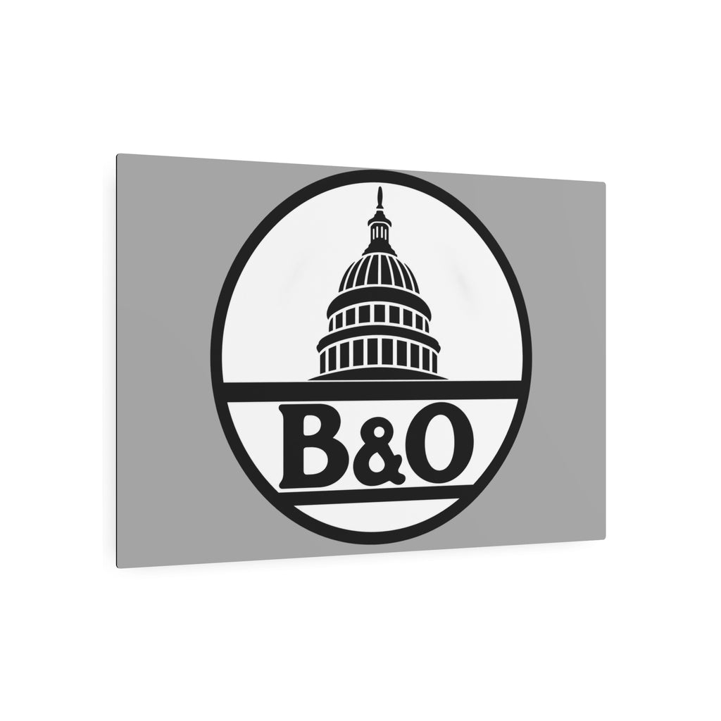 Baltimore and Ohio Railroad Metal Sign
