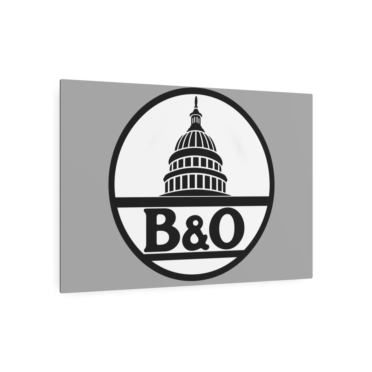 Baltimore and Ohio Railroad Metal Sign
