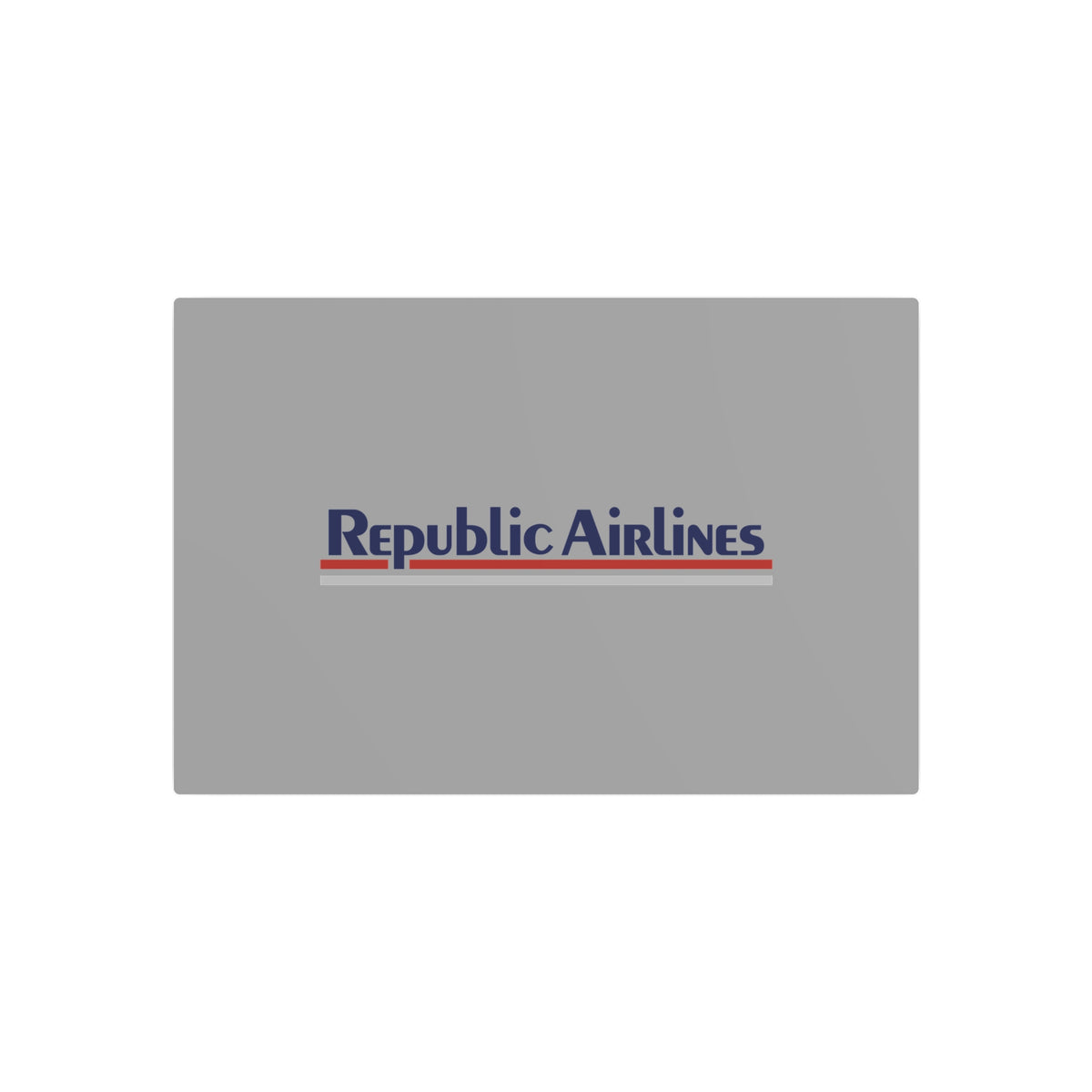 Republic Airlines Metal Sign