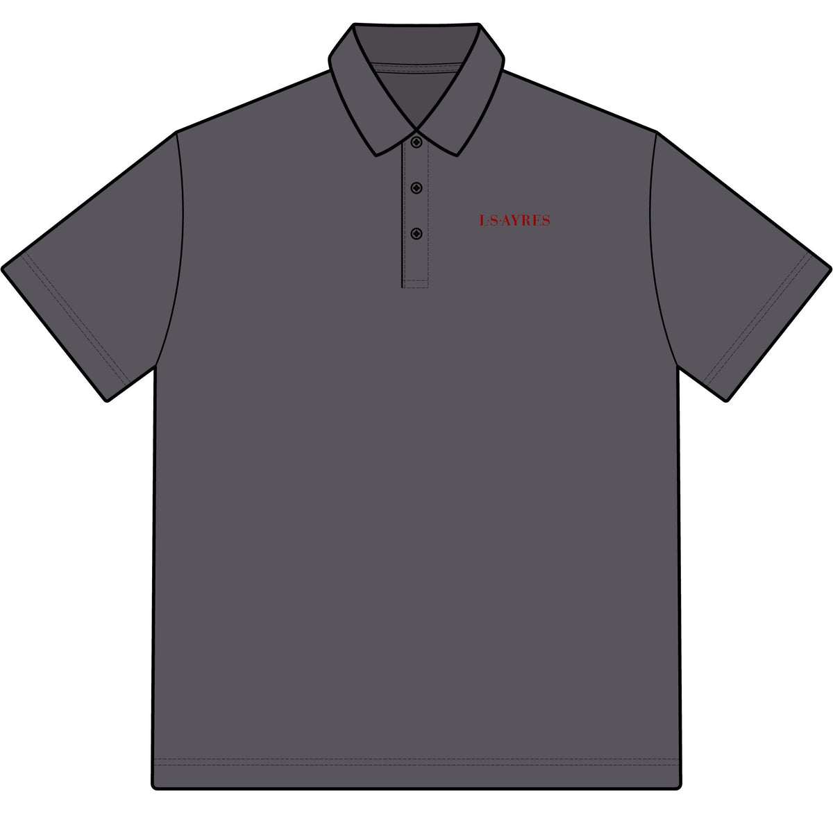 L. S. Ayres & Company Cotton Polo Shirt