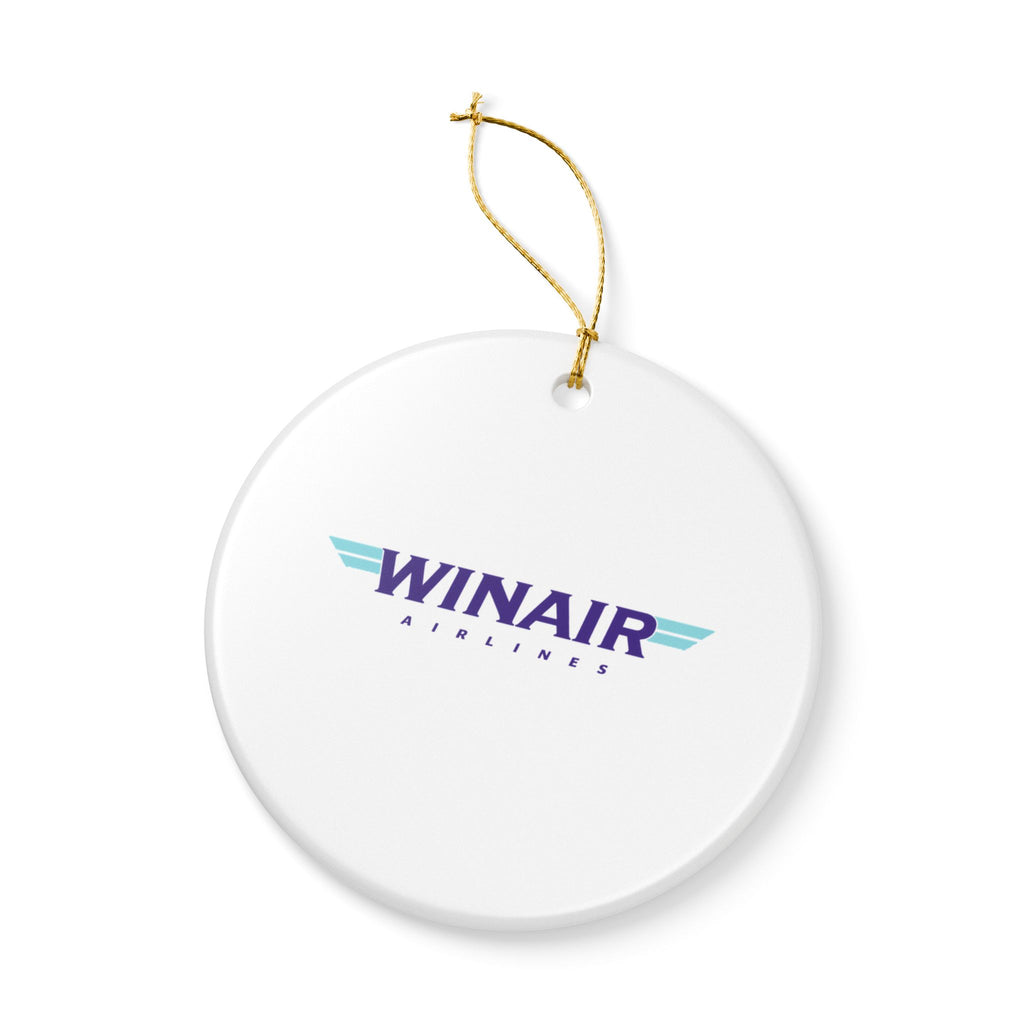 WinAir Airlines Ceramic Ornament