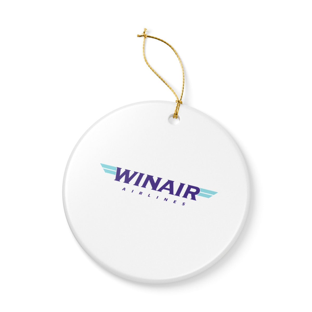 WinAir Airlines Ceramic Ornament
