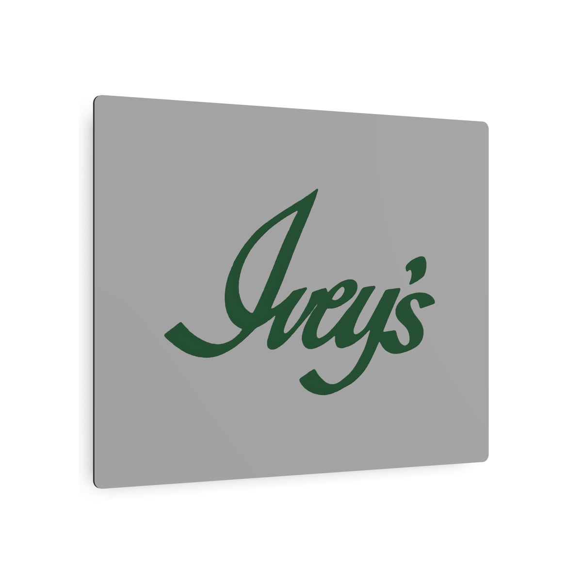 Ivey's Metal Sign