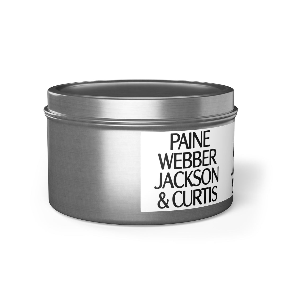 Paine Webber Jackson & Curtis Tin Candle