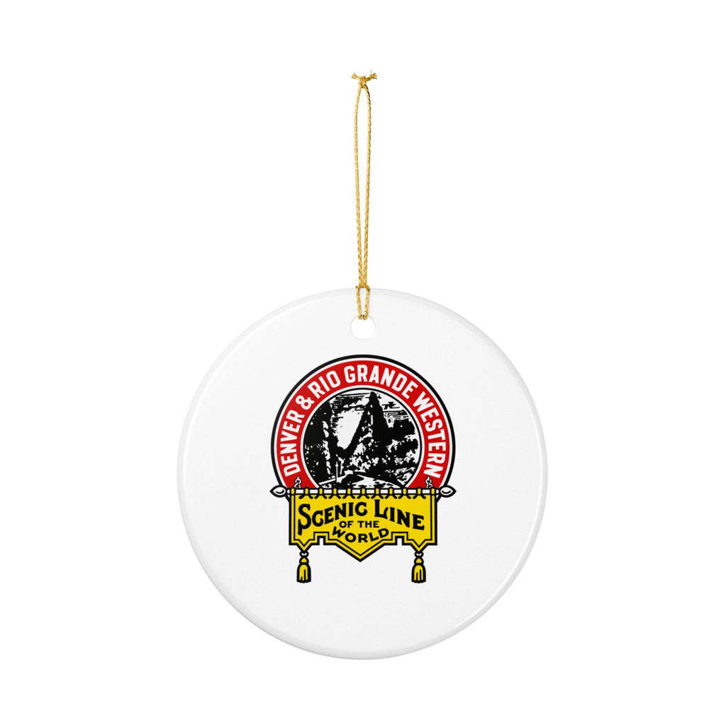 Denver and Rio Grande Western Railroad Ceramic Ornament