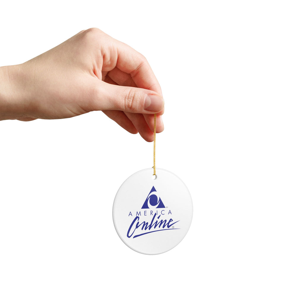 America Online (AOL) Ceramic Ornament