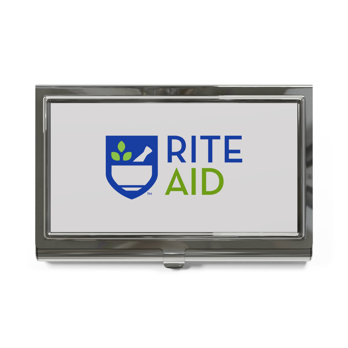 Rite Aid Metal Business Card Holder