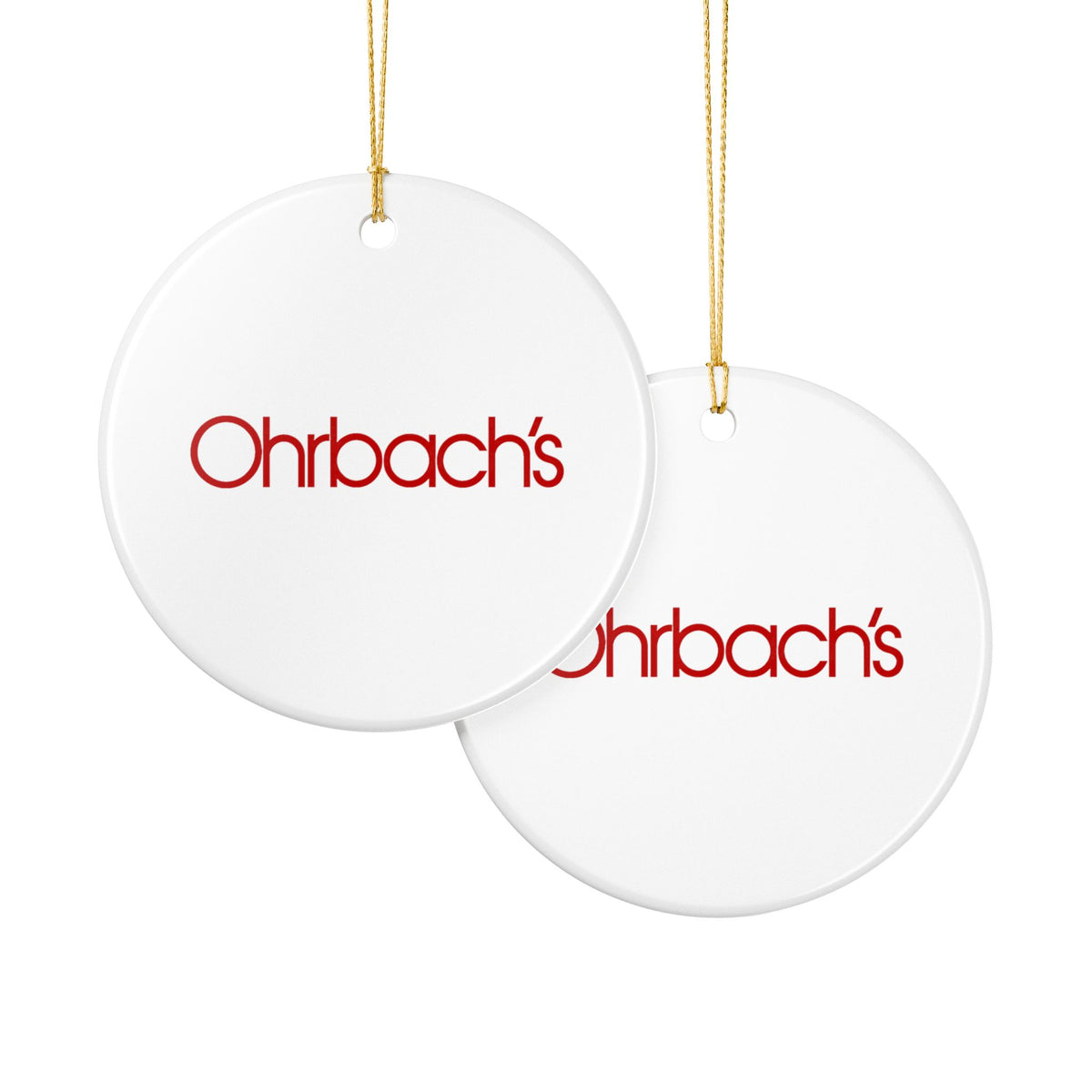 Ohrbach's Ceramic Ornament