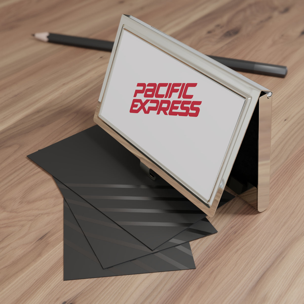 Pacific Express Metal Business Card Holder