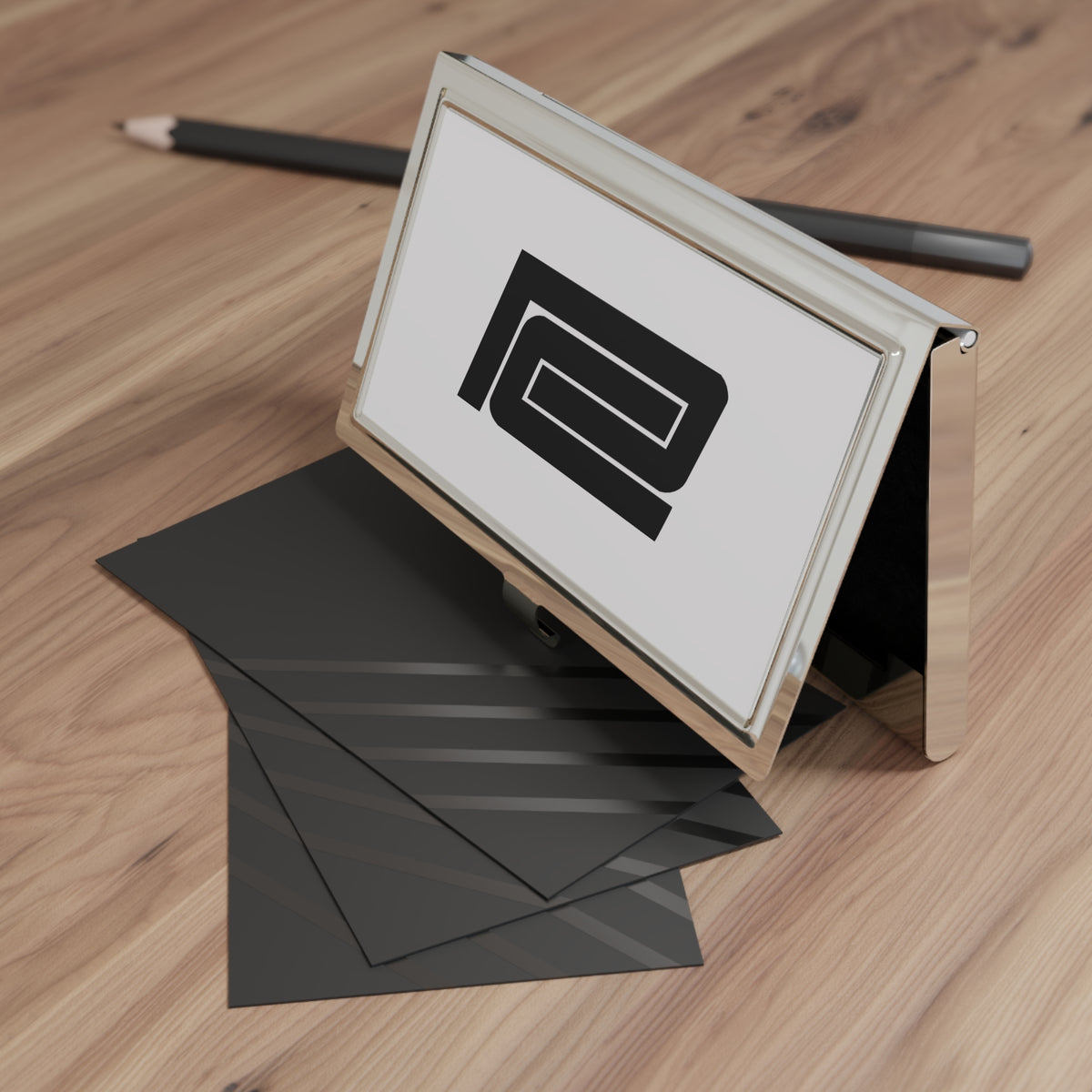 Penn Central Transportation Metal Business Card Holder