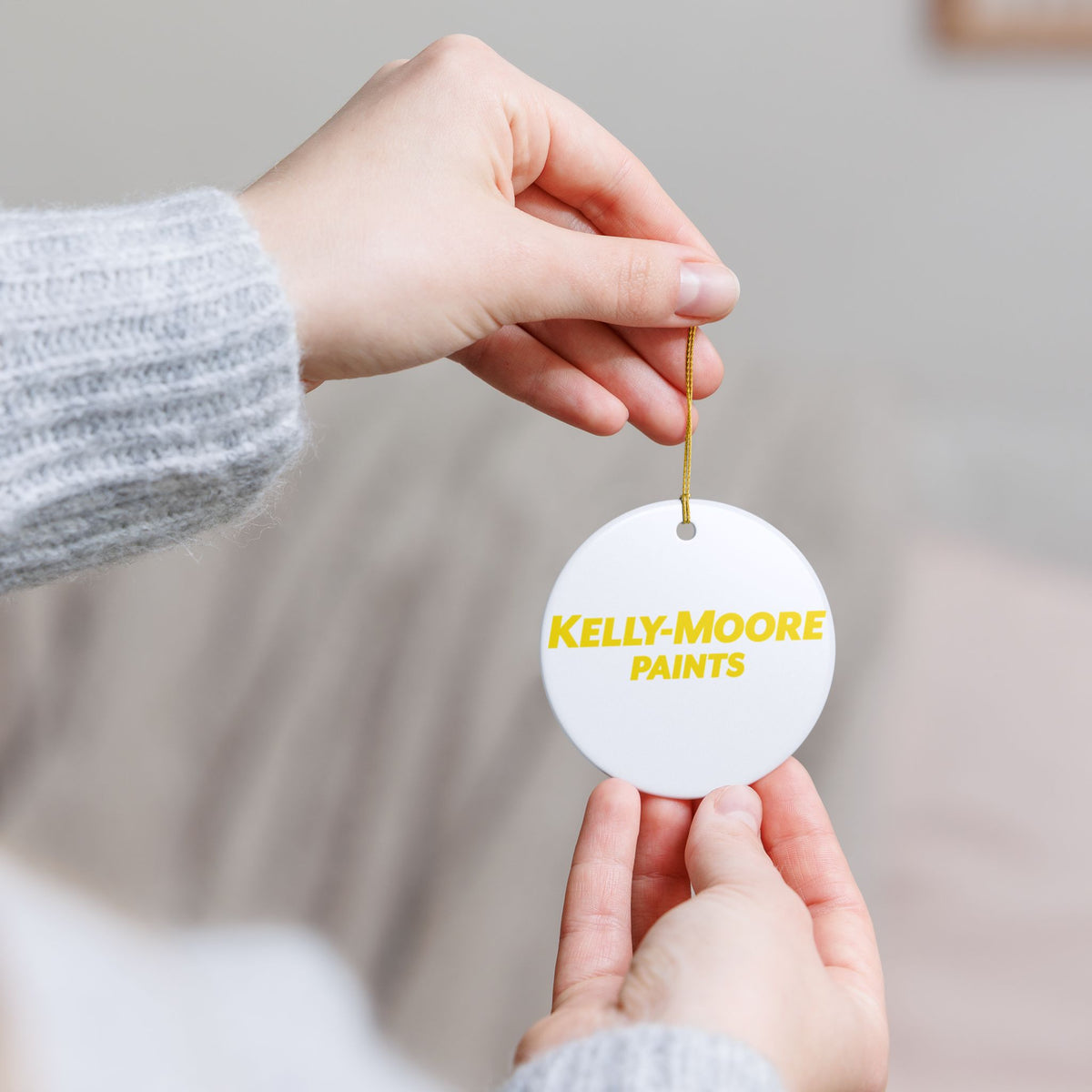 Kelly-Moore Paints Ceramic Ornament