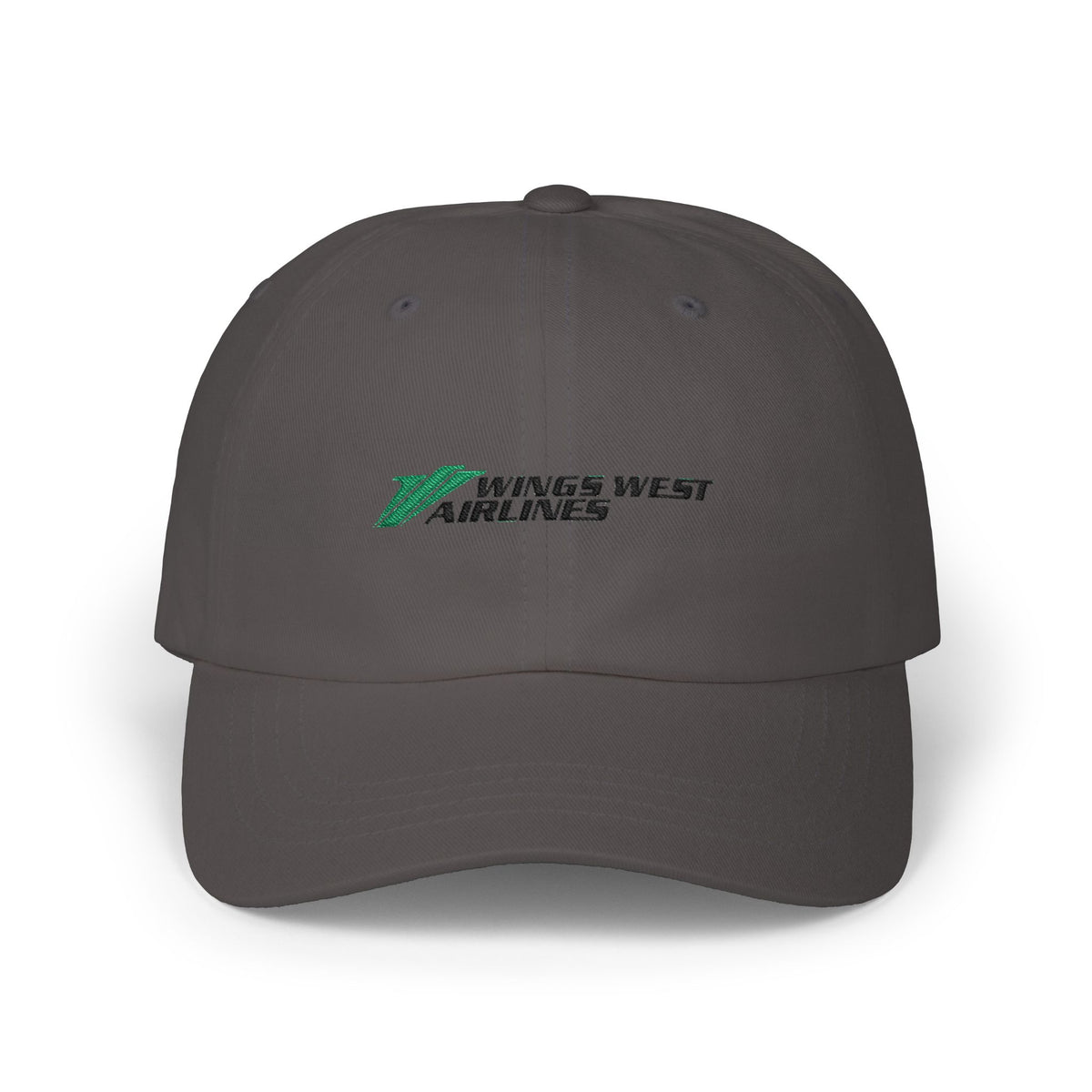 Wings West Airlines Embroidered Dad Cap Hat