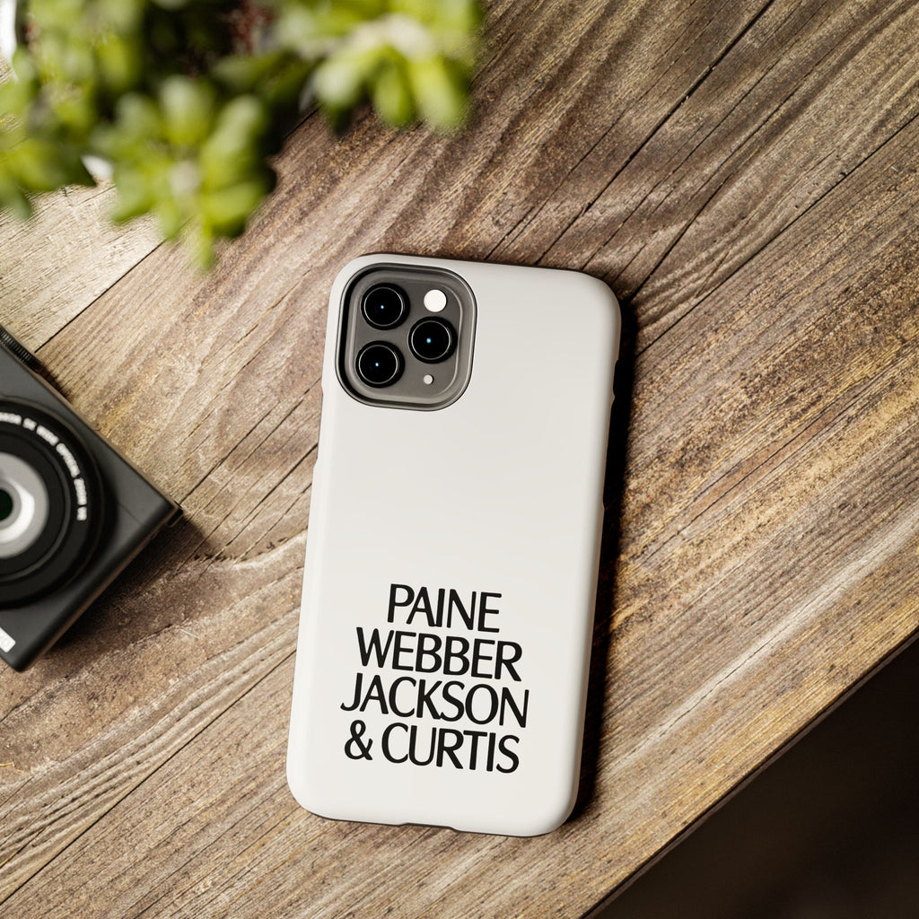 Paine Webber Jackson & Curtis Tough Phone Case