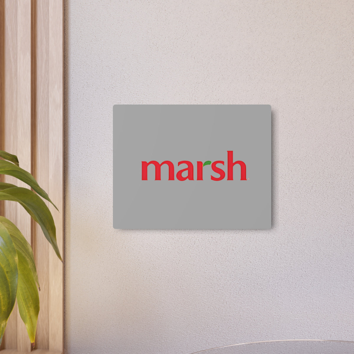 Marsh Supermarkets Metal Sign