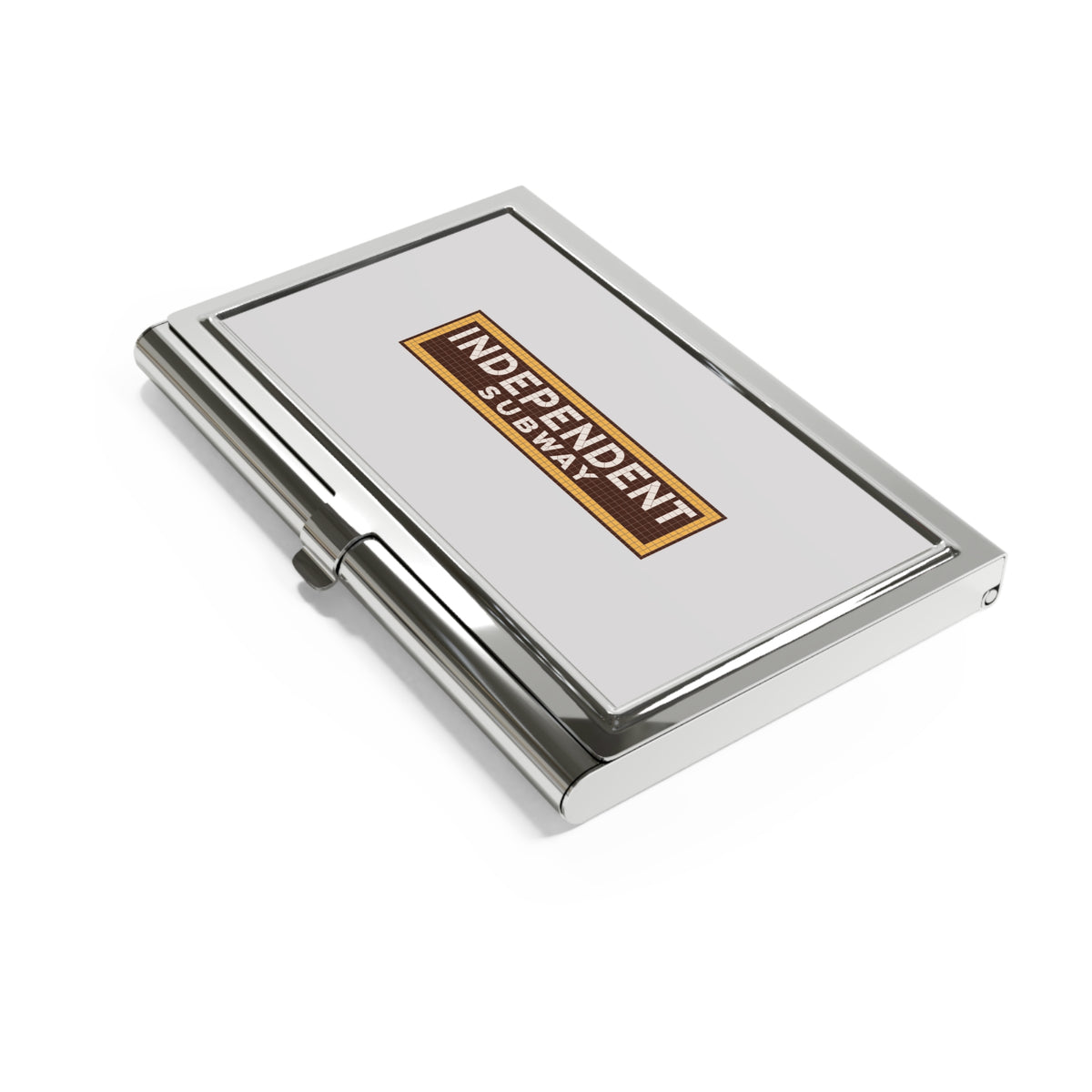 Independent Subway System (IND) Metal Business Card Holder