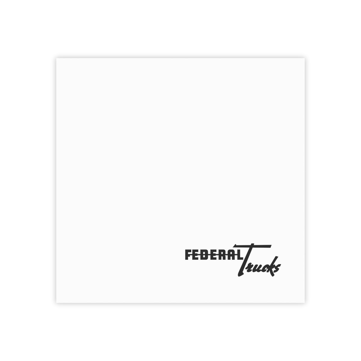 Federal Motor Truck Company Sticky Post-it Note Pad