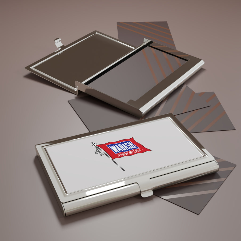 Wabash Railroad Metal Business Card Holder