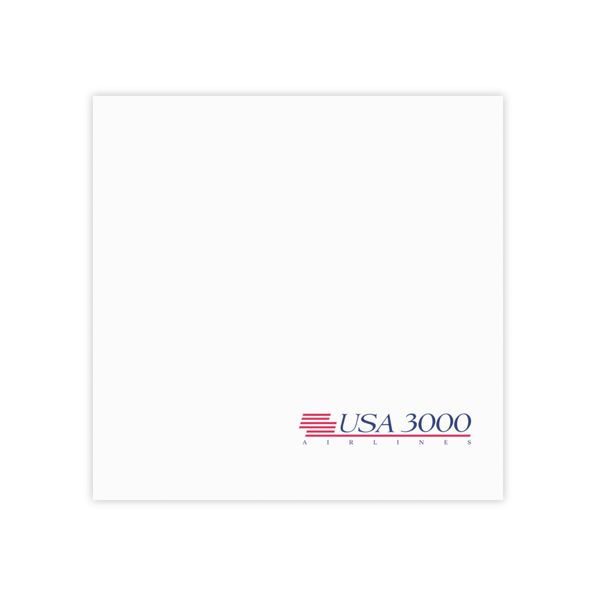 USA3000 Airlines Sticky Post-it Note Pad